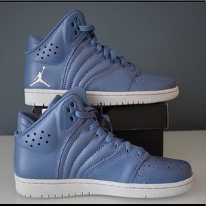 Air Jordan 1 Flight 4 Blue Ocean Fog Platinum NWT